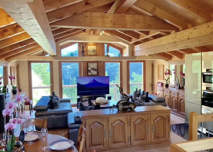 Dağ evi Stirling Luxury & Saas Fee